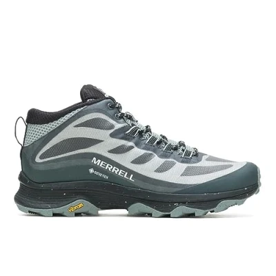 Image of Merrell Men&#039;s Moab Speed Mid GTX Granite Sneaker, 8.5 UK