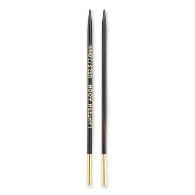 Image of Lantern Moon Interchangeable Needle Tips, Brass Wood, Black, 13cm 3mm