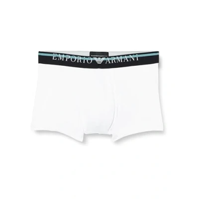 Image of Emporio Armani Men&#039;s Trunk Underlined Logo, White, S