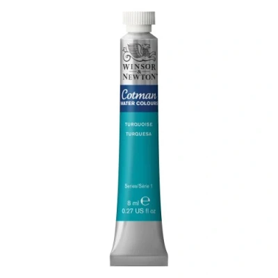 Image of Winsor &amp; Newton Cotman 8ml Water Colour Tube Turquoise