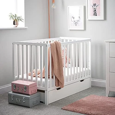 Image of Bantam Cot &amp; Under Drawer White