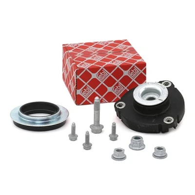 Image of 6N0412331D, 6N0412331DS2 Repair Kit, suspension strut FEBI BILSTEIN 37884 Front Axle with ball bearing, nut attachment material