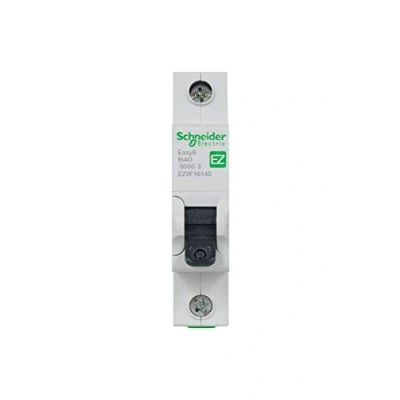 Image of Schneider Electric Easy9 MCB Miniature Circuit Breaker, 1 Pole, Type B, 6kA Breaking Capacity, 40A, 230V, EZ9F16140