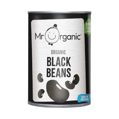 Image of Mr Organic Black Beans, 400g
