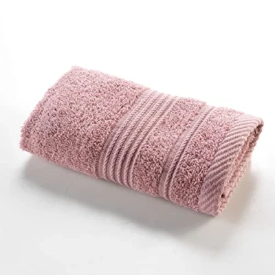 Image of Douceur d&#039;Intérieur, Guest Towel (30 x 50 cm) Tendresse Rosewood, Plain Sponge