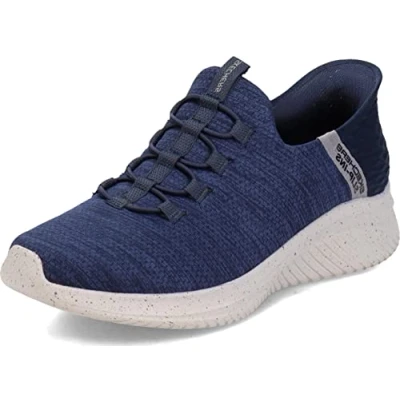 Image of Skechers Men&#039;s Ultra Flex 3.0 Right Away Sneaker, Navy, 12 UK Wide