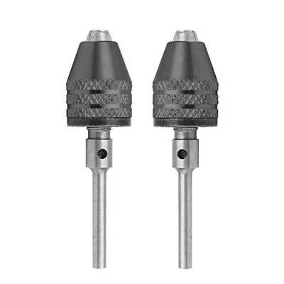 Image of Bestgle 2pcs 3mm Shaft Mini Keyless Drill Chuck Quick Change Adapter Bit Converter