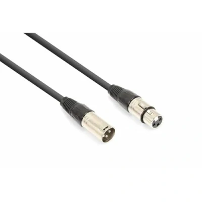 Image of VONYX 177.791 Professional DMX Cable 3 Pin XLR Male to Female Signal Lead 3m