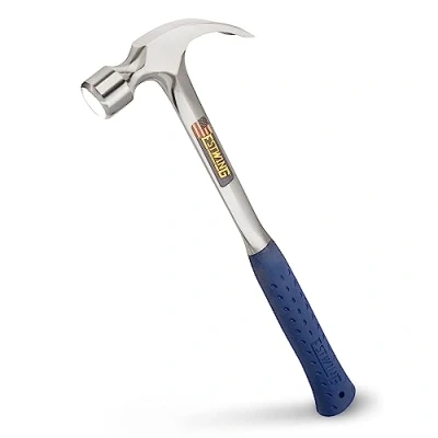 Image of Estwing E3 22C 22oz 16 inch Smooth Face Framing Hammer with Vinyl Shock Reduction Grip