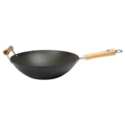 Image of School of Wok 14/36cm Pre Seasoned Carbon Steel