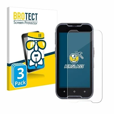 Image of brotect Glass Screen Protector Film compatible with Datalogic Memor 11 (3 Pack) Foil 9H Protection [Scratch Resistant, High Clarity]