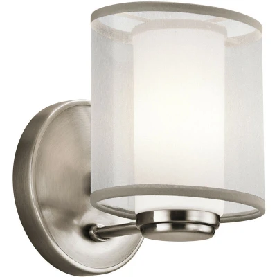 Image of Saldana 1 Light Wall Classic Pewter, G9