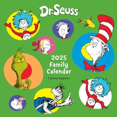 Image of 2025 Dr Seuss Square Family Calendar