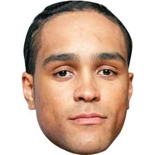 Image of FoxyPrinting Ashley Banjo Tv Star Celebrity Cardboard Party Face Mask Fancy Dress