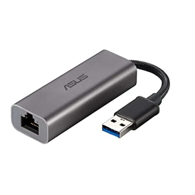 Image of ASUS USB Type A 2.5G Base T Ethernet Adapter with backward compatibility of 2.5G/1G/100Mbps