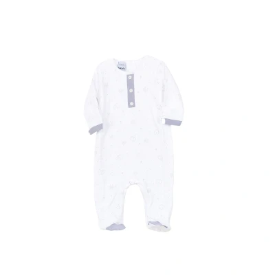 Image of Babidu Baby Girl FORESTA romper 11171 White Size 3M