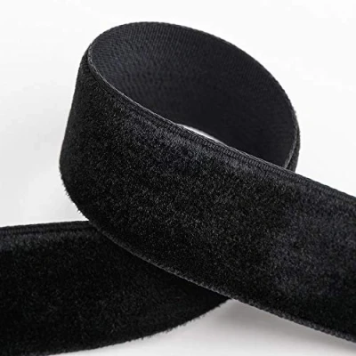 Image of Velvet Ribbon 25mm x 10M Black
