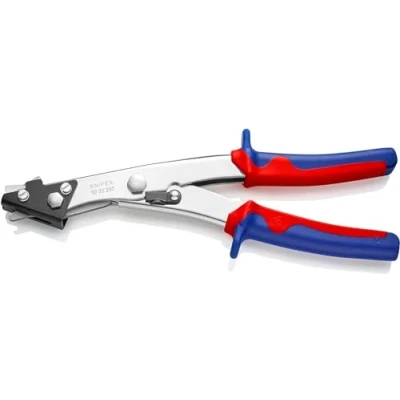 Image of Knipex Sheet Metal Nibbler nickel plated, with multi component grips 280 mm 90 55