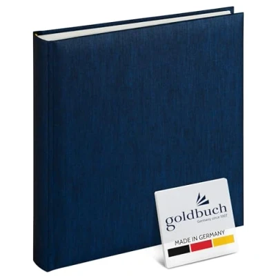 Image of Goldbuch photo album, summertime, 25x25 cm, 60 pages with glassine, blue, cm