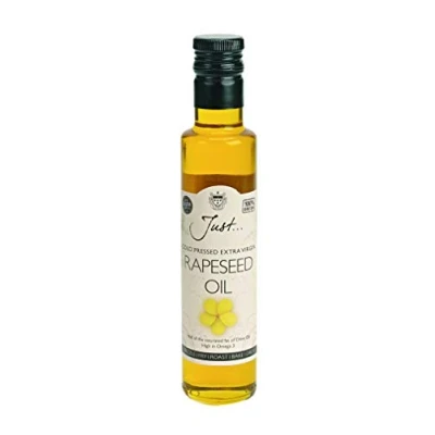 Image of Just Oil British Rapeseed Cold Pressed Extra Virgin, 500ml (Pack of 6)