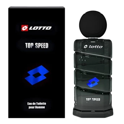 Image of EVAFLORPARIS Lotto, Top Speed, Eau De Toilette 100 ml, Natural Spray, Men Perfume,
