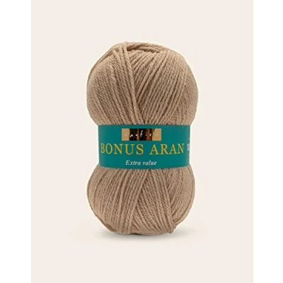 Image of Sirdar Hayfield Bonus Aran Knitting Yarn 100g (Oatmeal 964)