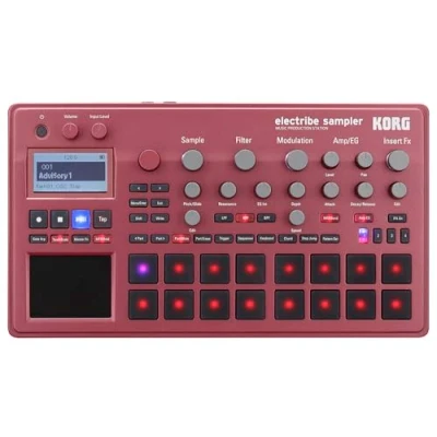 Image of Korg ESX2 RD Electribe Sampler Music Production Station Red