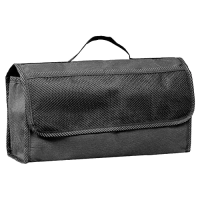 Image of SolaDirect Car Boot Organiser Bag Anti Slip Foldable for Storage Case Tool Interior Declutter Tidy Tools, Suitable All Vehicles, Black