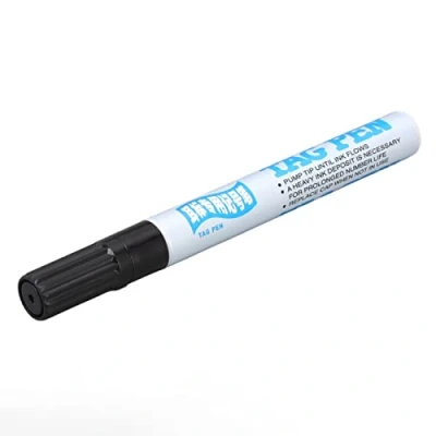 Image of Livestock Ear Tag Marker Pen, Black Permanent Marking Pen with Waterproof Ink for Cattle Cow Calf Goat Sheep Pig Identification, 5.7in