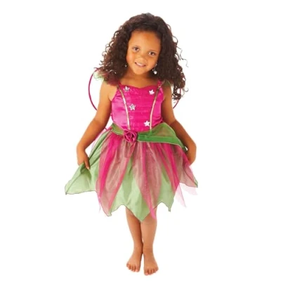 Image of amscan 9905778 Child Girls Mulberry Fairy Jumpsuit Boys Halloween Fancy Dress Kids Costume Age: 6 8 Years