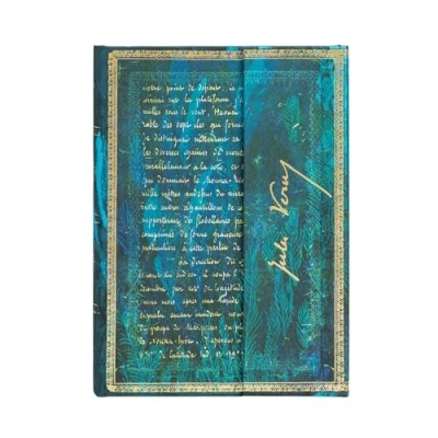Image of Paperblanks Hardcover Journal Verne, Twenty Thousand Leagues Lined Midi (130 x 180 mm) (Embellished Manuscripts Collection)