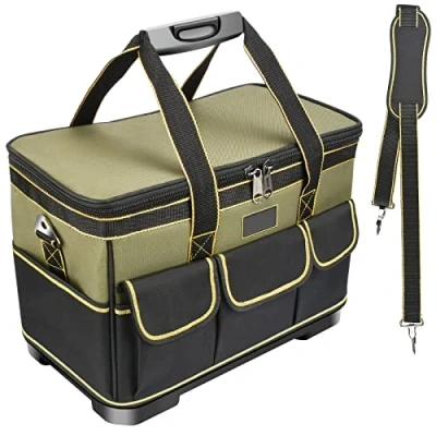 Image of Waterproof Tool Bag, large foldable green 40 x 23 28 cm