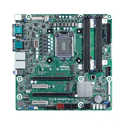 Image of Asrock Industrial IMB X1313 Micro ATX Motherboard Intel W480E LAG1200 Dual Channel DDR4 2933/2666 / 2400 MHz