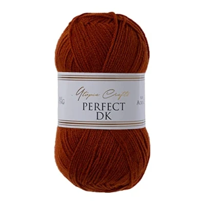 Image of Utopia Crafts DK Double Knitting Yarn, 100g (Cherry Wood)