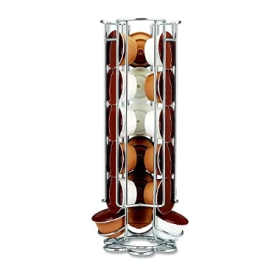 Image of Fackelmann 20990 Metal Dispenser for Krups Dolce Gusto Capsules 18 3 Columns