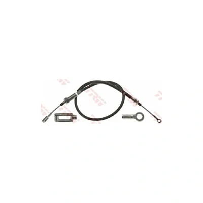 Image of 4745G4 Brake Cable TRW GCH386 1137, 842mm Drum FIAT: Ducato II Platform/Chassis