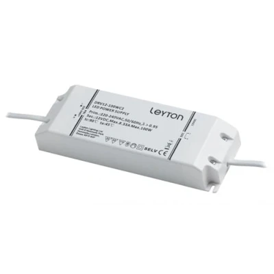 Image of Leyton Lighting DRV12 100WC2 JB6 12v, 100w LED Driver, JB Output Socket