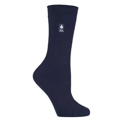 Image of HEAT HOLDERS Ultra Lite Ladies Thin Lightweight 1.0 TOG Winter Warm Casual Thermal Dress Socks (4 8 uk, Navy)