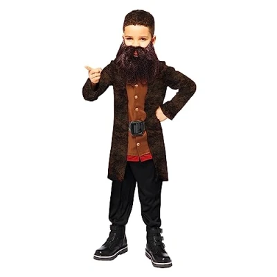 Image of Amscan 9912482 Kids Officially Licensed Hagrid World Book Day Fancy Dress Costume Age: 10 12 Yrs