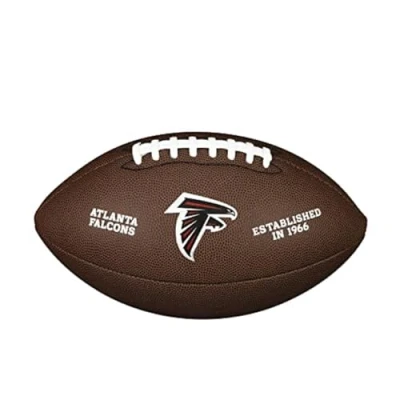 Image of Wilson American Football NFL TEAM LOGO, Official Size, Blended Leather, Brown