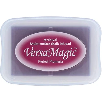 Image of Tsukineko Versamagic Chalk Finish Ink Pad Pretty Plumeria