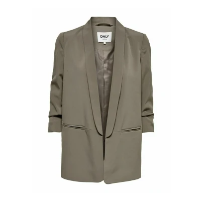 Image of Only ONLELLY women&#039;s Jacket in Beige