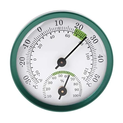 Image of Thermometer, 2 in 1 Indoor Thermometer Hygrometer Humidity Temperature Display Meter Mechanical