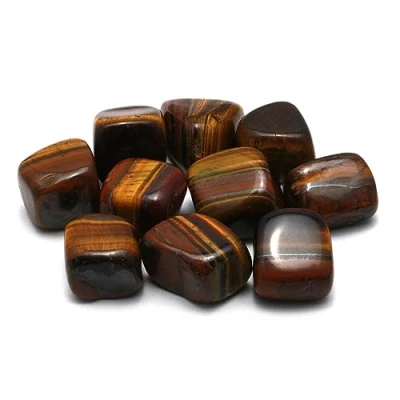 Image of CrystalAge Tiger Eye Tumble Stones (20 25mm) Pack of 5