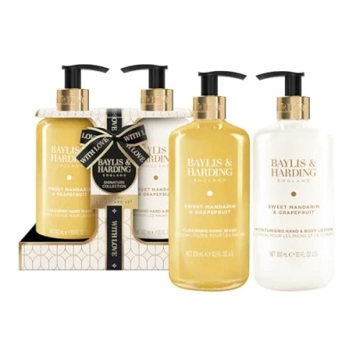 Image of Baylis &amp; Harding Sweet Mandarin Grapefruit Luxury Hand Care Gift Set Vegan Friendly (Pack of 1)