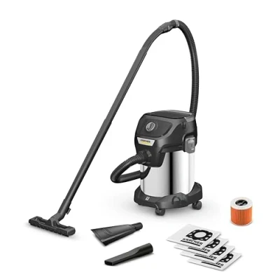 Image of Kärcher KWD 3 Anniversary Edition Wet &amp; Dry Vacuum 1.628 451.0, Black, 1000 W, 17 liters, 74 Decibeles
