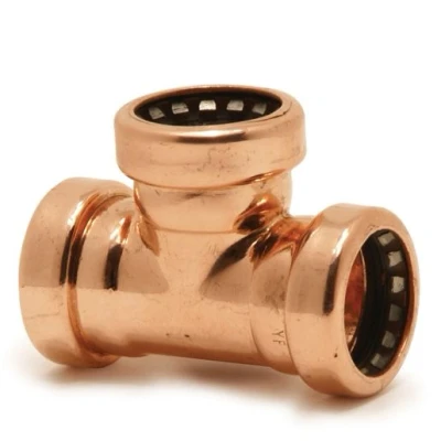 Image of Pegler VSH Tectite Sprint Push Fit Equal Tee 15mm 75556