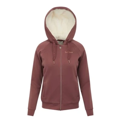 Image of LeMieux Sherpa Fleeced Lined Womens Hoodie Orchid 12