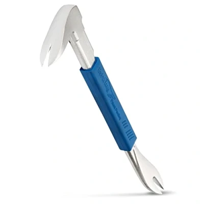 Image of ESTWING Pro Claw Nail Puller 10.6&quot; Pry Bar with Forged Steel Construction &amp; No Slip Cushion Grip PC250G
