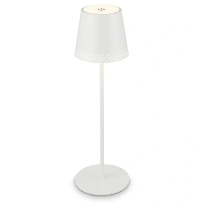 Image of Briloner LED Battery Table Lamp 2 in 1, Stepless Dimmable, Touch, Mobile Light, Outdoor, Cordless, White
